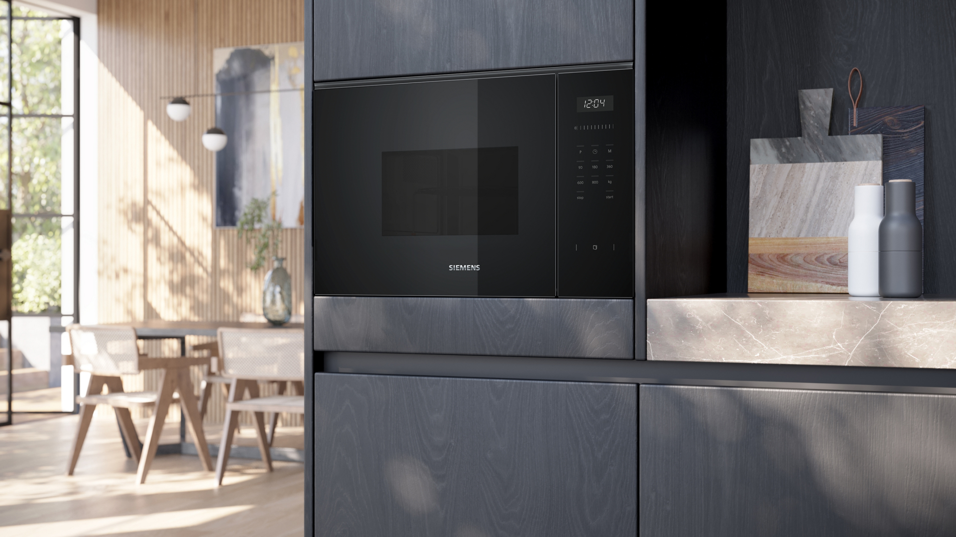 SIEMENS iQ500 four à micro-ondes - 38cm - BF525LMB1